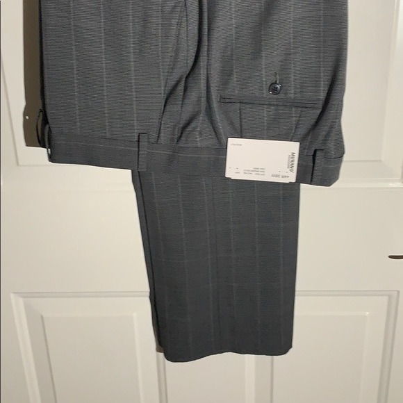 Murano Collezione Gray 100% Wool Slim Fit Suit - Picture 7 of 13